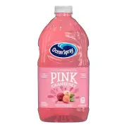 Ocean Spray Pink Cranberry Juice Cocktail with Vitamins, Light Refreshing, 64 Oz