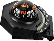 GANAZONO Portable Car Compass Ball Dashboard Compass with Self Adhesive Design for Easy Installation for Cars Boats Trucks and Outdoor Adventures