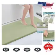 Extra Soft Non-Slip Memory Foam Bath Mat 47x24 - Machine Washable Comfort