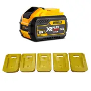 Dewalt 18V - 54V Li-Ion Cordless Battery Mount Holder - 5PK - Black