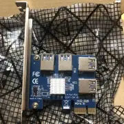 PCI Express Multiplier Card ETH Adapter for Bitcoin Mining Riser Card