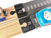 TrainLab Trackmaster (2014-Current) to Wood Track Adapter for Thomas BRIO IKEA (Black)