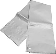 Yardwe Sturdy Pe Waterproof Tarpaulin 2m x 2m Outdoor Canopy Cover Rainproof Sun