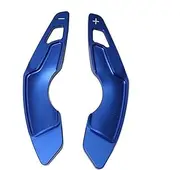 Car Steering Wheel Shift Paddles for RC 200t NX 300 is 250 300 2014-2020 Aluminum Paddle Shifters Steering Wheel Shift Paddle New Car Interior Refit 2pcs HTEOPOEKFR(Blue)