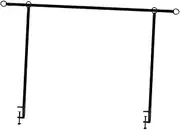Over The Table Rod Stand with Clamps Table Top Arch Frame Adjustable Backdrop Stand for Thanksgiving,Wedding,Party Birthday