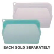 Appetito Silicone Small Food Storage Bag Premium Eco Friendly Zip Lock 330mL