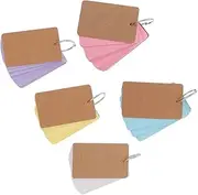 Operitacx Stationery Cards 5pcs Portable Handwritten Memo Cards Paper Material for Notes