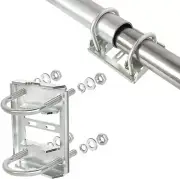 Universal Antenna Mount Bracket for Starlink, Galvanized Steel Mast Clamp star-