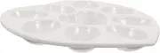 Mustard Easter Egg Tray Deviled Egg Serving Tray Deviled Egg Serving Platter Deviled Egg Platter Easter Ceramic Ceramic Egg Platter/1068