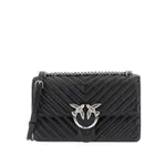 [PINKO] PINKO Chevron leather 'Love One Classic' bag Woman One Size One Size Black