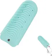 ZGWANSUI Heat Resistant Silicone Mat for Hair Tools, Portable Flat Curling Iron Mat Pouch Pad Cover, Straightener Hot Iron Holder Case for Counter Travel Bag (Green)