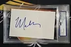 Miles Teller Top Gun Signed Autograph PSA Slabbed Index Card