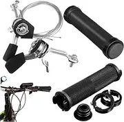 Kisangel Bicycle Derailleur Handle Set Gears Shifters Bike Part Handle Grips Bike Accessories