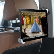 Car Backseat Tablet Headrest Holder LARGE for Android and iPad Mobile Devices