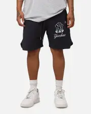 [New Era] New Era New York Yankees Higher Fade Shorts Black - Size S S Black