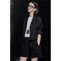 在飛比找ETMall東森購物網優惠-moment黑色防曬外套女薄款2024夏新款空調衫設計感小眾