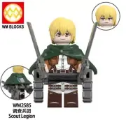 2 inch Custom Attack on Titan, Scout Legion Minifigure, New/Mint