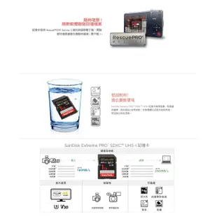 SanDisk Extreme Pro SDXC U3 V30 64G 128G 256G 200MB 記憶卡 公司貨