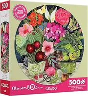 Ceaco - Miriam Bos - Patiently Waiting - 500 Piece Round Jigsaw Puzzle