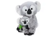 GUND - Zozo & Baby Koala Plush, Soft Toy, Grey, 23cm
