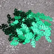 60g Dollar Sign Shaped Throwing Confetti Table Scatters Wedding Party SGreen