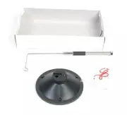 American Educational Electroscope with Electrostatic Balls, 4.5" Base x 9" H