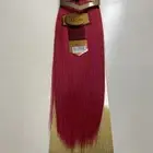 SAGA GOLD YAKY 14" #STRAWBERRY_100% HUMAN REMY HAIR STRAIGHT EXTENSION