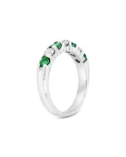 Diana M. Fine Jewelry 14K 1.02 ct. tw. Diamond & Emerald Ring