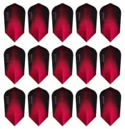5 New Sets Harrows Sonic Slim Dart Flights - Red