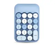 X910 Portable Wireless Numeric Keypad - Blue