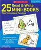 25 Read and Write Mini-Books That Teach Word Families