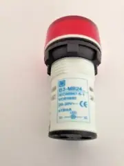 BENEDIKT & JAGER 24V AC/DC RED MONOBLOC LED INDICATOR LIGHT W/- DIFFUSER 10 PACK