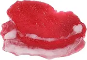 GARVALON Safe PVC Fake Pork Model Lifelike Meat Prop for Photography Restaurant Hotel Decor