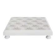 Wood 20cm Pot Trivet Storage Holder Stand Rectangular Table Protector Island