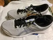 MEN'S ASICS 1011B492 020 GEL CONTEND 8 GREY/ BLUE SHOES SNEAKERS SIZE US 11.5