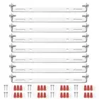 8 Set 150mm (5.91") Universal Light Fixture Mounting Bracket Kit with Screw