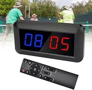 Portable LED Scoreboard with Remote Control, Adjustable Brightness & Buzzer, USB Powered Digital Clock Timer for Home Gym, Boxing, Ping Pong, Badminton, Indoor Training & Match Use red