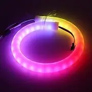 XUNATA 5V Flexible Neon Light Dream Colour, SK6812 Full Color RGB LED Strip, 60 LEDs/m Decoration Ribbon (1m (60 LEDs))