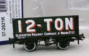 Bachmann 37-2021K 8 Plank Wagon 12 Ton GLOUCESTER RAILWAY CARRIAGE Co BNIB OO(n)