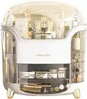 Upgrade Large Makeup Organizer Countertop Vanity Case Skin Care Cosmetic Storage