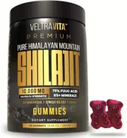 Shilajit Gummies – Pure Himalayan Shilajit Gold with Ashwagandha, Gokshura, C...