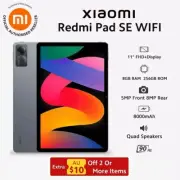 Xiaomi Redmi Pad SE 11" WIFI 2.4GHz/5GHz 8GB+256GB 90Hz Android Tablet AU Stock
