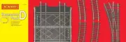 Brand New Boxed R8224 Hornby 00 Gauge Track Extension Pack "D".