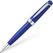 CROSS Bailey Light Ballpoint Pen Blue&Chrome Office University Gift Meduim Nib