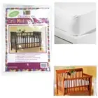 Crib Size Fitted Mattress Cover Vinyl Toddler Bed Allergy Dust Bug Protector New
