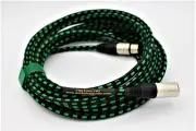 7' XLR Microphone Cable ~ EA Lyric HG 7 foot Gold or Nickel XLRs ~ FREE BAG