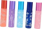 SAFIGLE 5Pcs Refillable Roller Bottles Leak Essential Oil Dispenser for Travel Roller Bottle