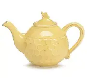 burton+Burton Ceramic 4 Cup Teapot Tea Pot 5.8" HONEYCOMB MELODY