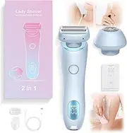 Modira Shaver,Modira Mermaid Shaver,2 In 1 Electric Shaver Razors for Women,Waterproof Shaver Women,Beautibloom Razor,Smooth Shave Pro for Women,Livora Electric Razor,Portable Electric Shaver (B)