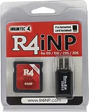 R4 2024 HK SDHC Dual Core Update Adapter Card with 16GB TF SD Card for DS DSI 2DS 3DS NDS, No Game Timebomb, White